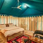 stay in swiss tent